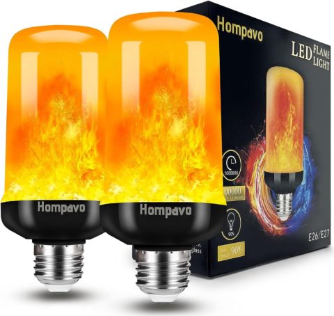 light bulbs that look like flames