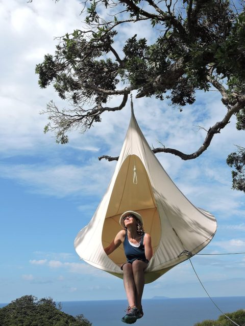 Cacoon Hanging Chair cacoon hanging chair at the beach