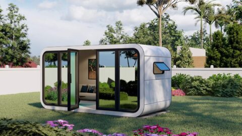 Prefabricated Backyard Office A Modern Prefabricated Backyard Office